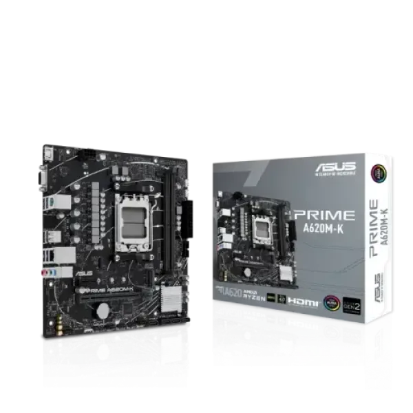 Asus PRIME A620M-K AM5 mATX DDR5 Motherboard
